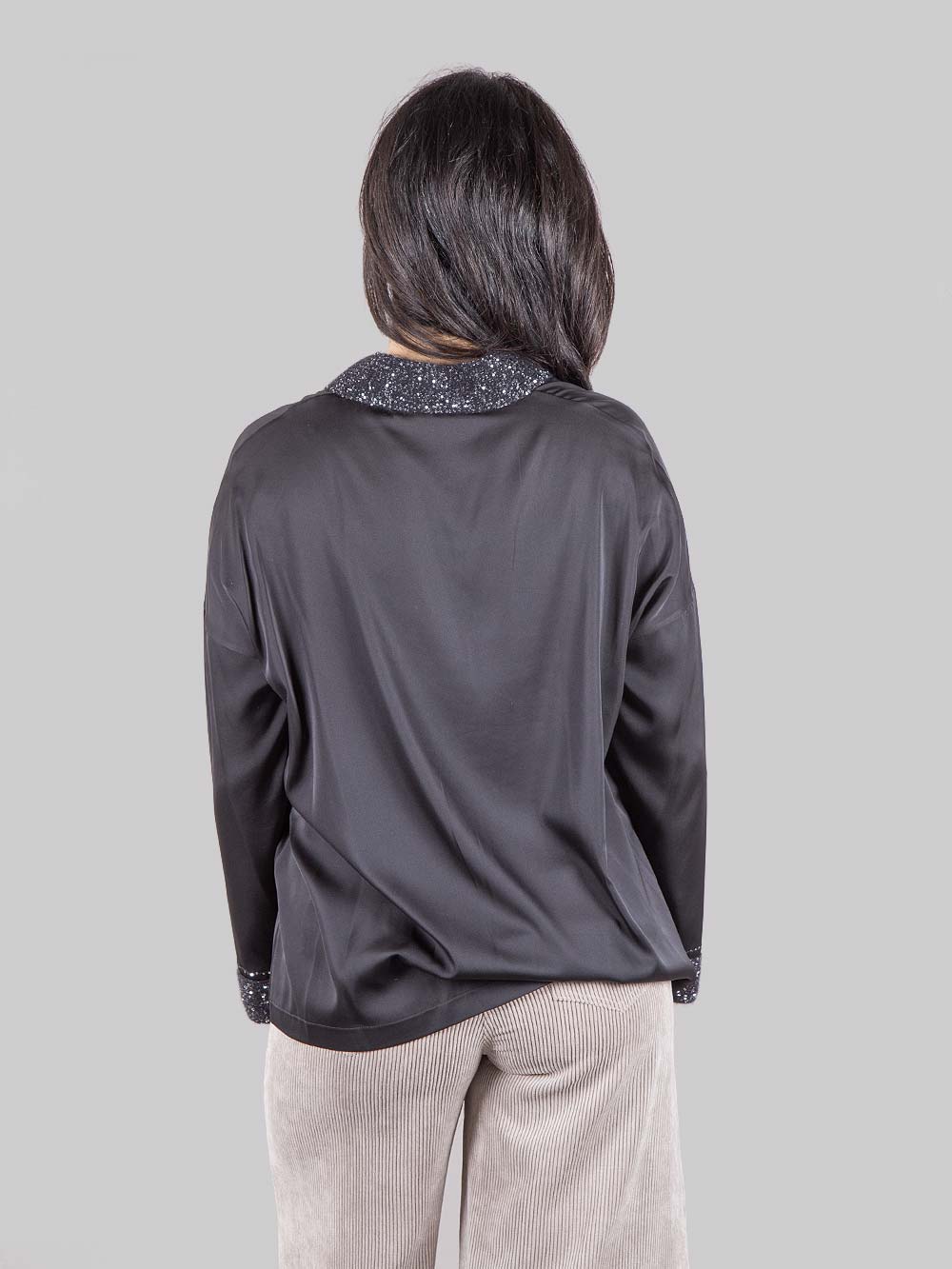 Blusa con inserti