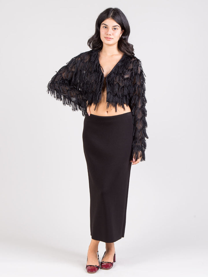 Bolero con frange