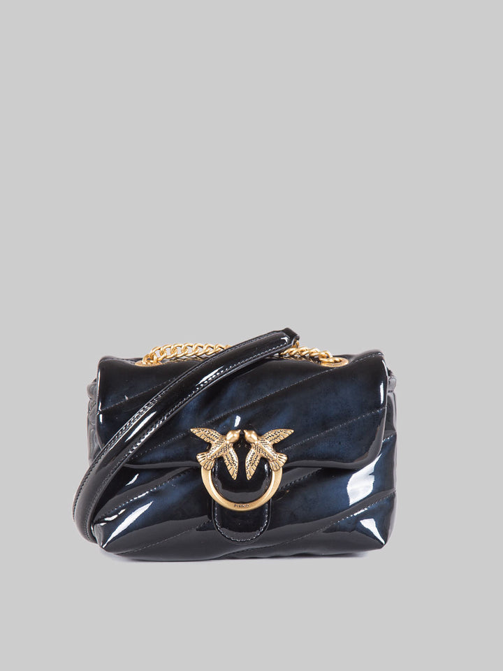 Love puff baby patent leather bag