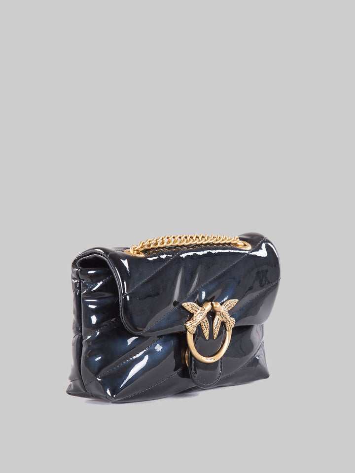 Love puff baby patent leather bag