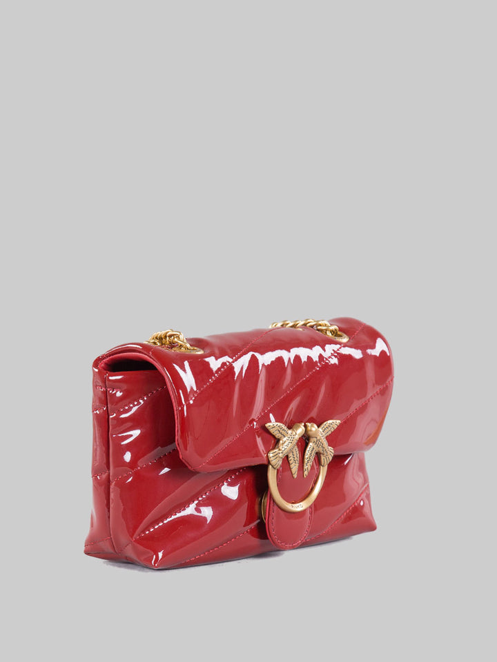 Love puff baby patent leather bag