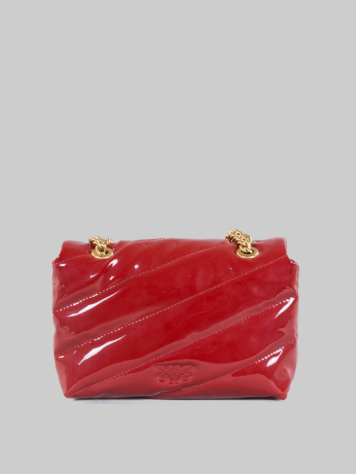 Love puff baby patent leather bag