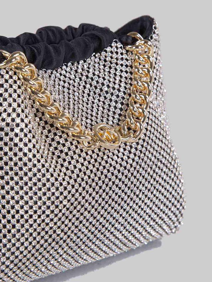Mini rhinestone bag
