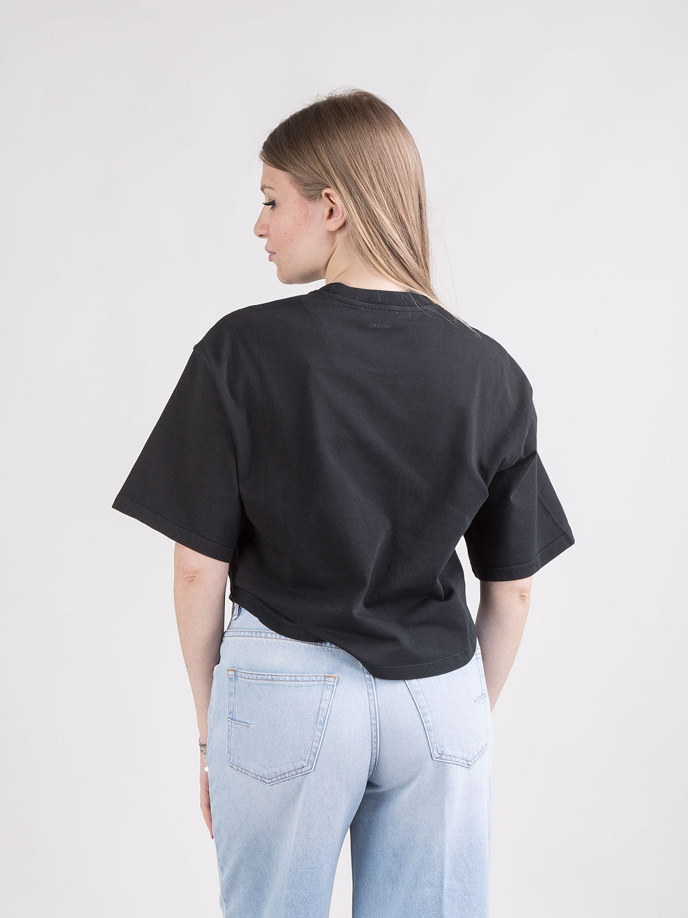 T-shirt in cotone over