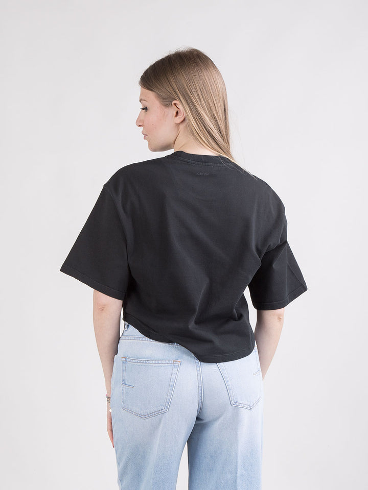 T-shirt in cotone over