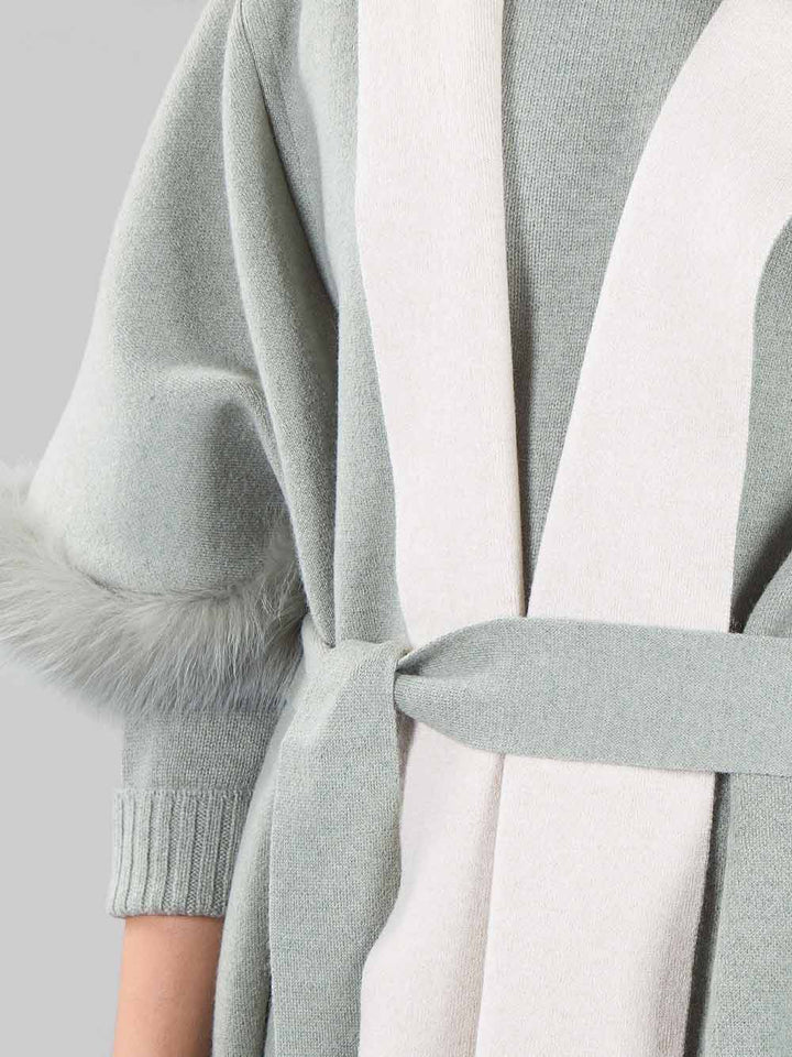Cashmere cape