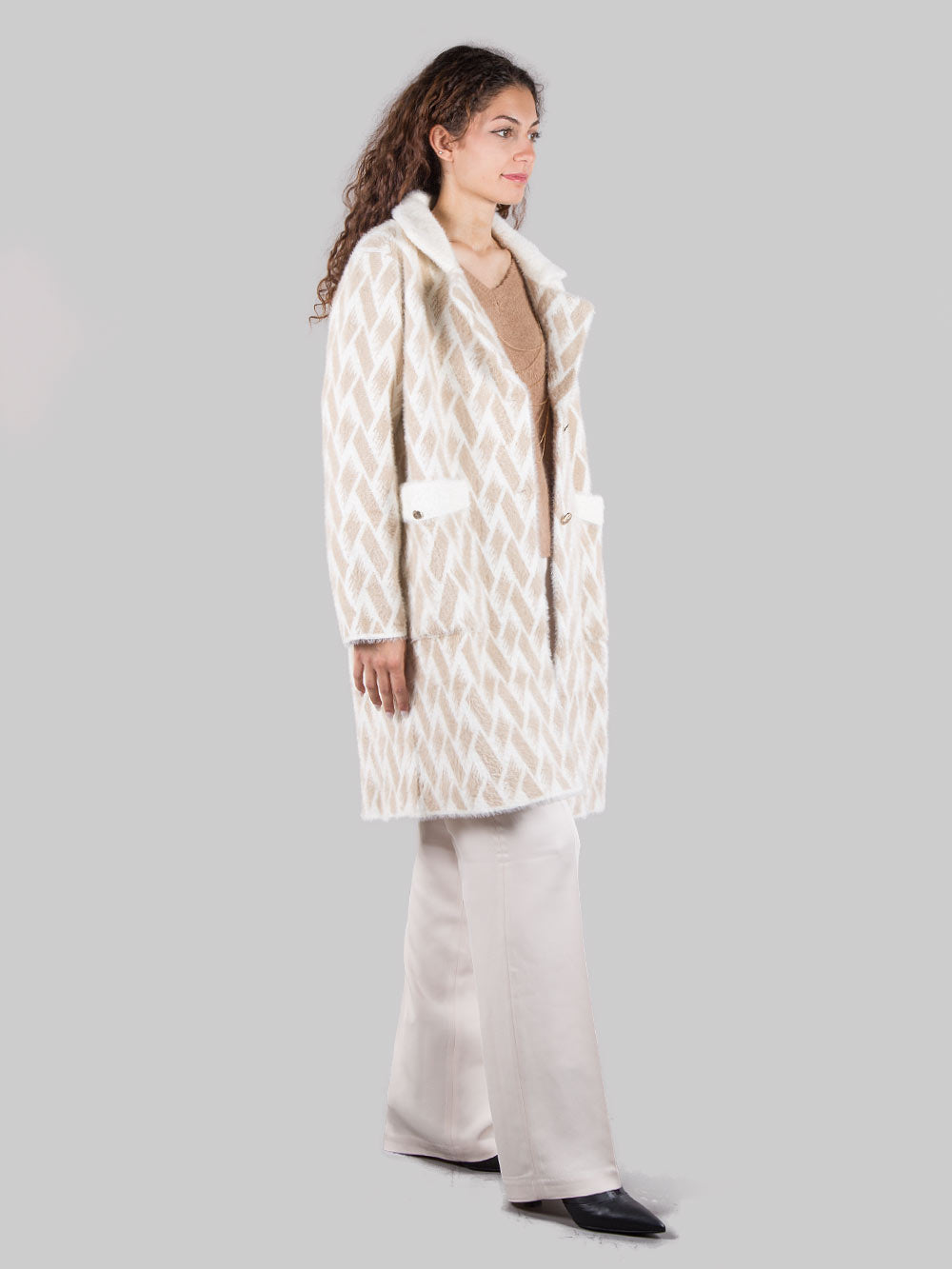 Cappotto in maglia