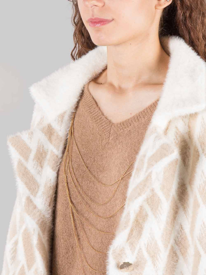 Cappotto in maglia
