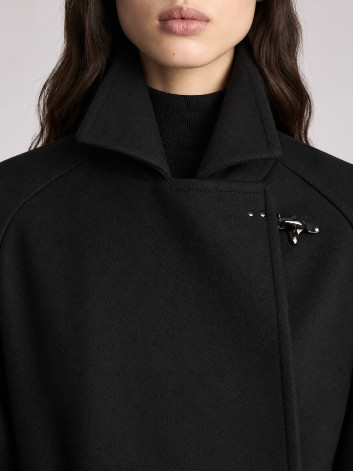 Cappotto lungo in lana e cashmere