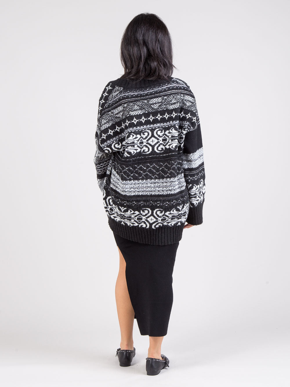 Cardigan con cintura