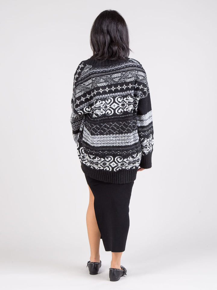 Cardigan con cintura