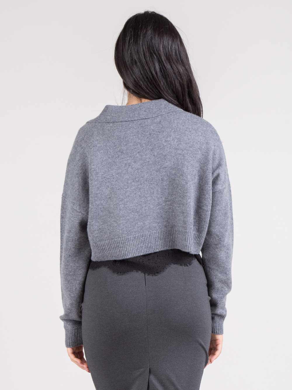 Cardigan con top