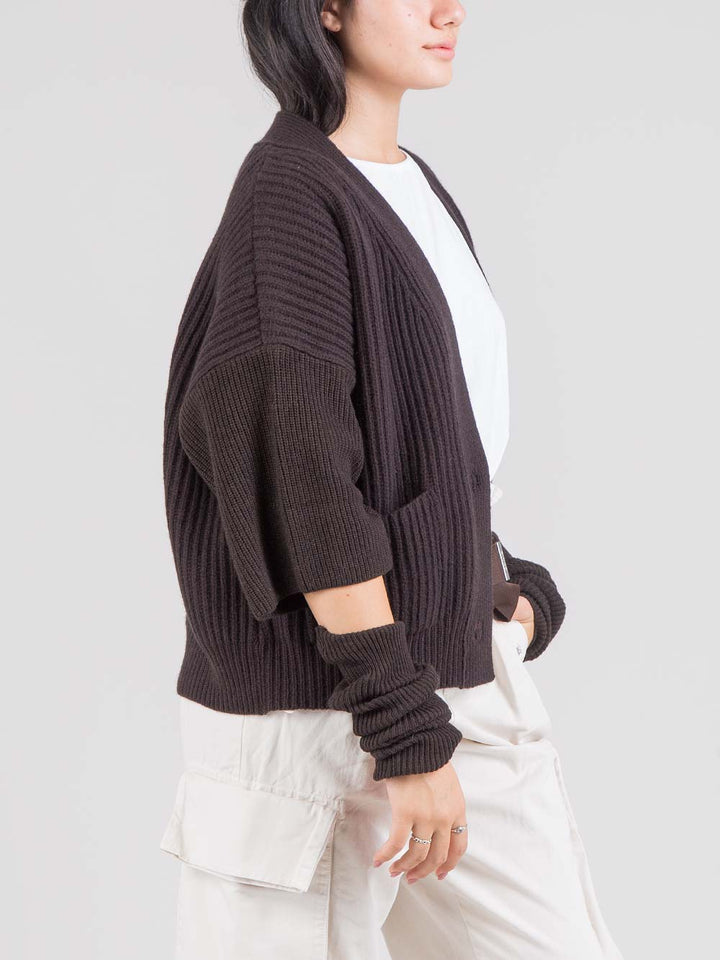 Ribbed Cardigan