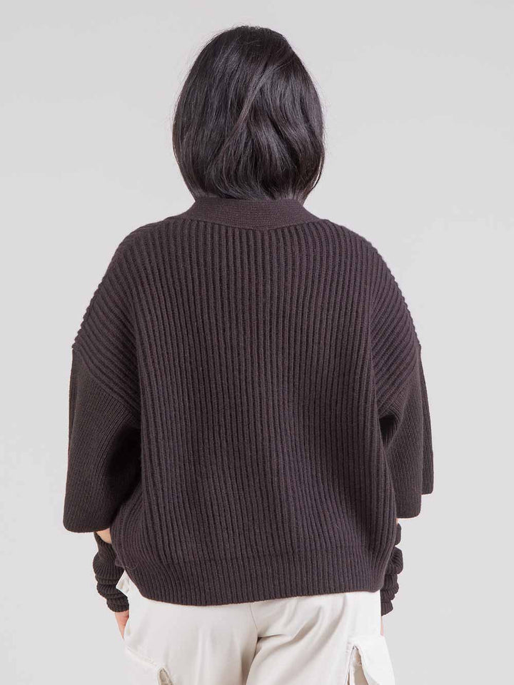 Ribbed Cardigan