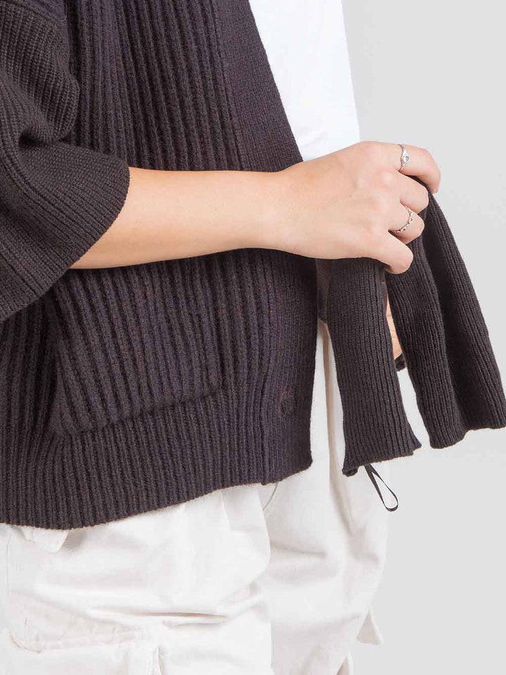 Ribbed Cardigan