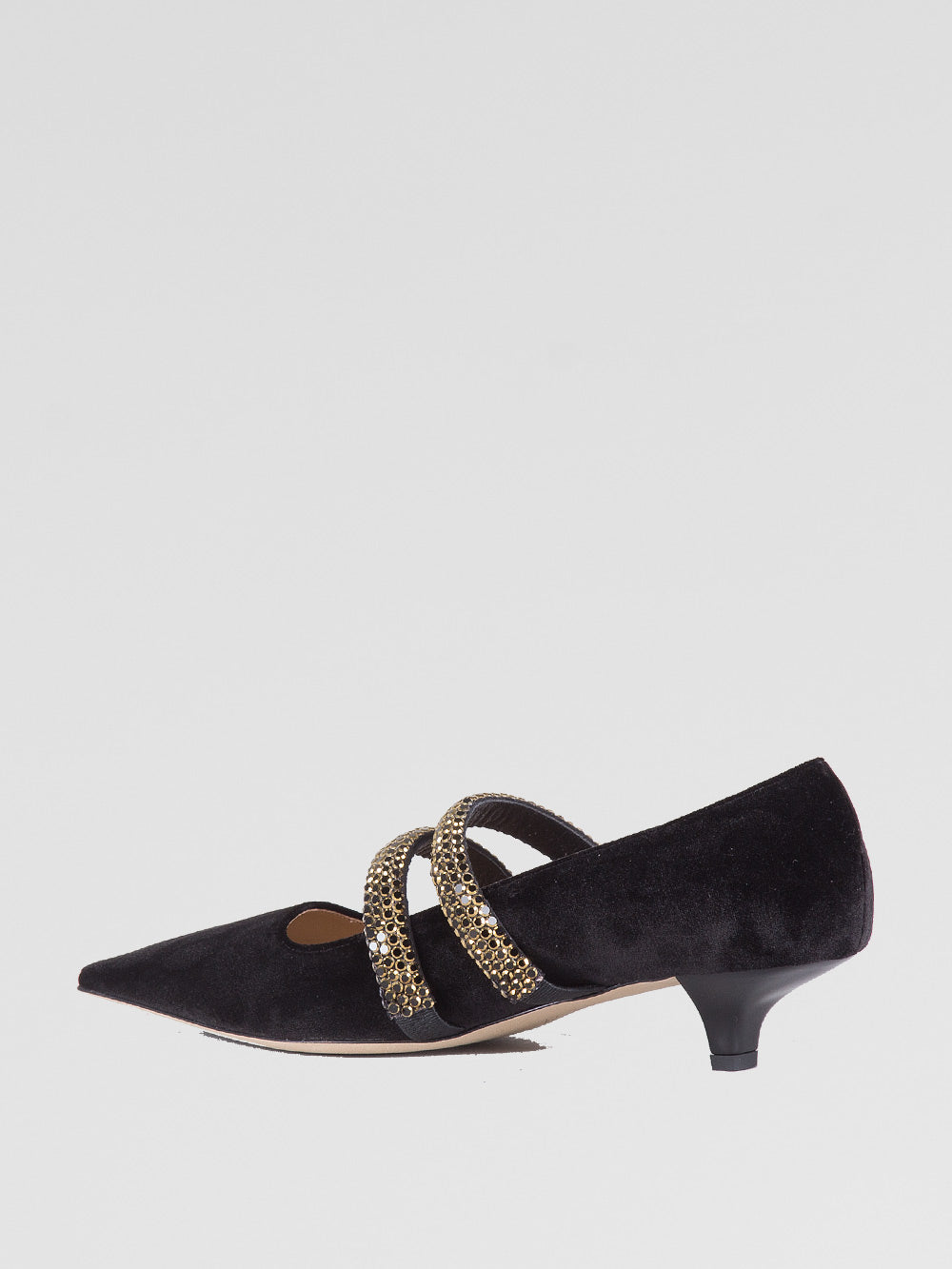 Velvet décolleté