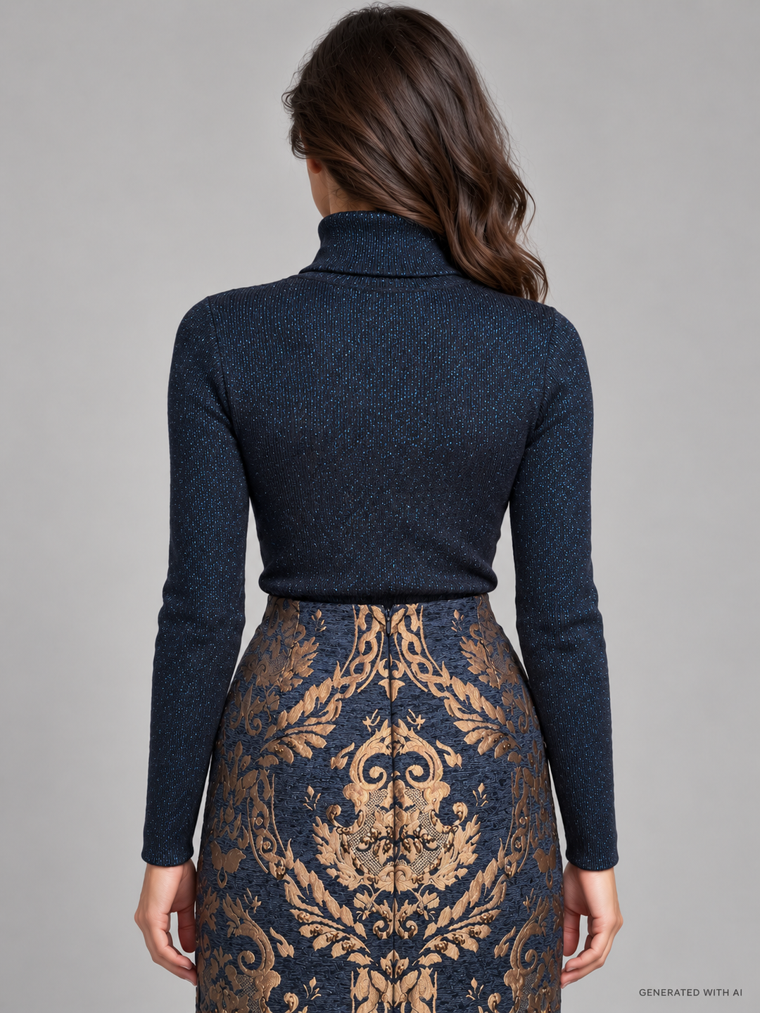 Dolcevita in misto lana merino con lurex