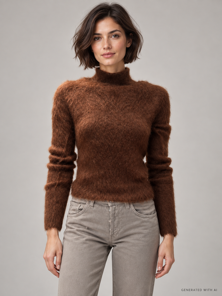 Dolcevita in alpaca e mohair