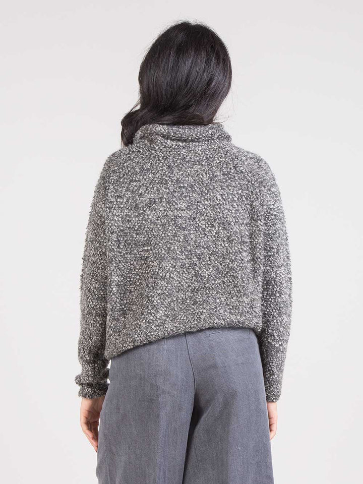 High neck sweater