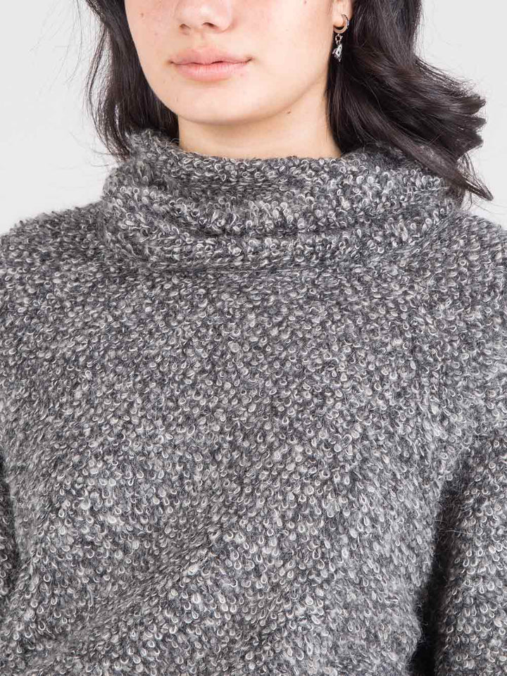 High neck sweater
