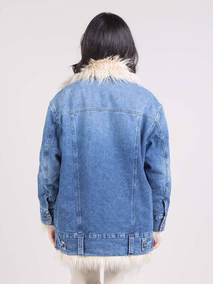 Parka with eco fur