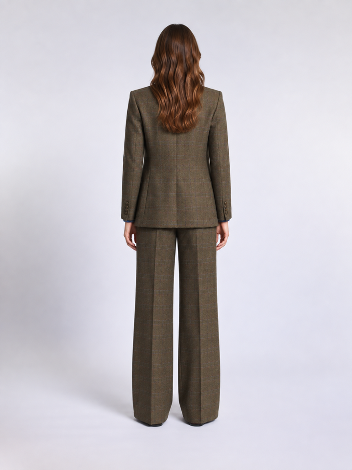 Blazer doppiopetto in misto lana