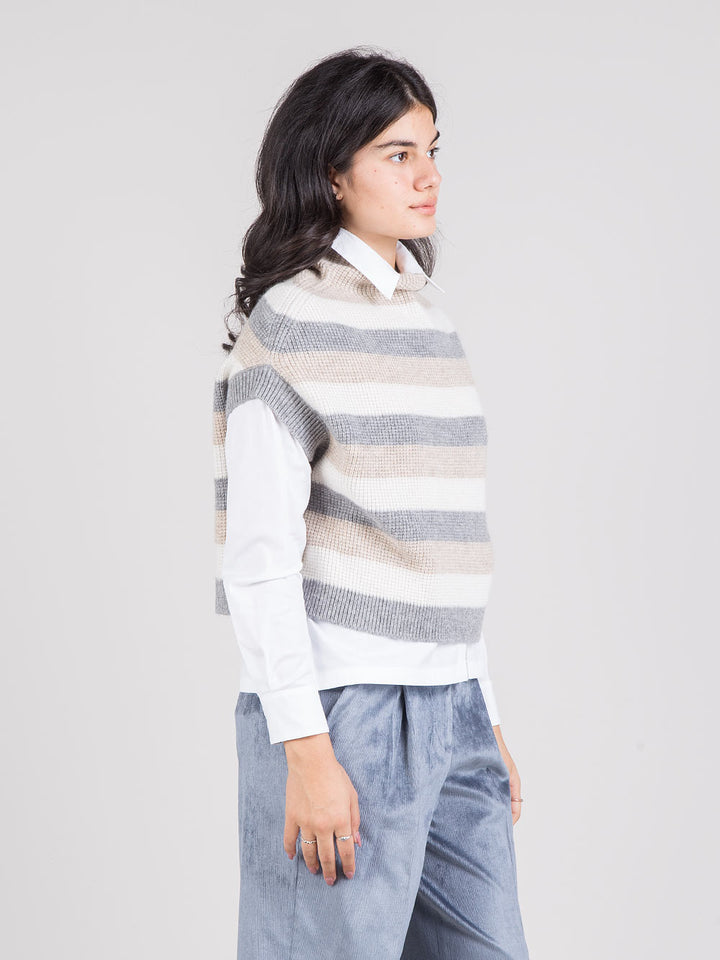 Gilet a righe