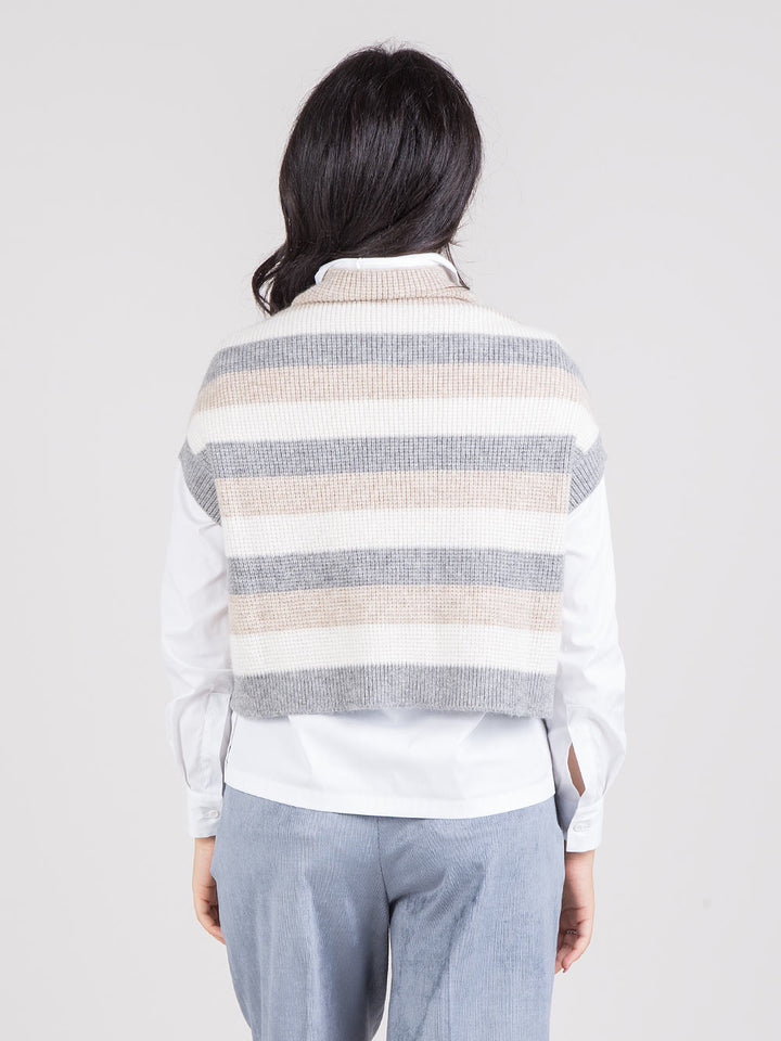 Gilet a righe