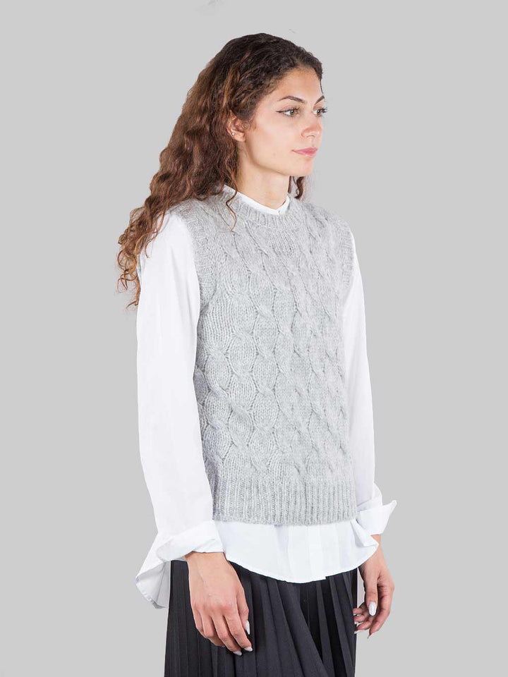 Gilet trecce
