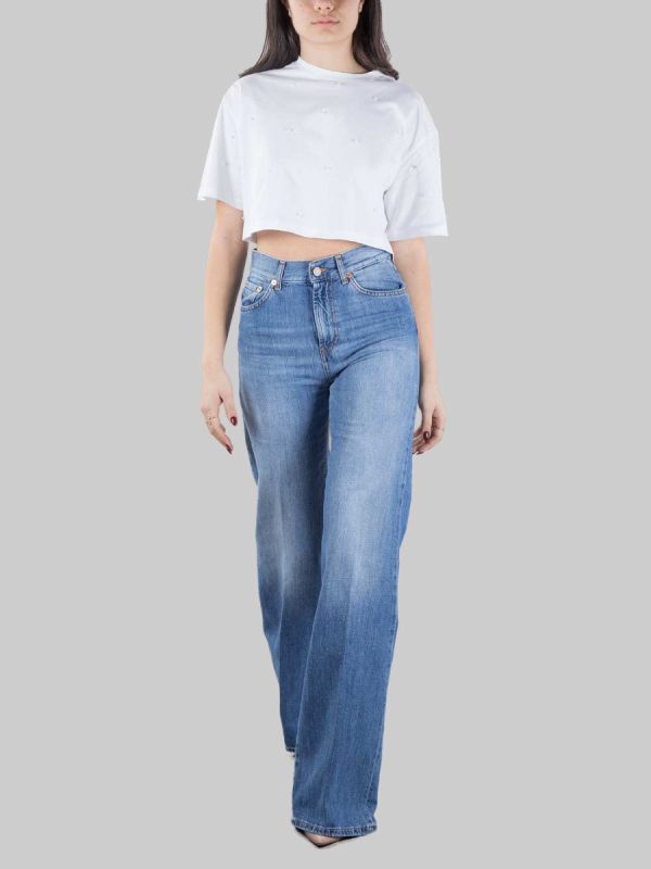 AMBER WIDE LEG FIT JEANS