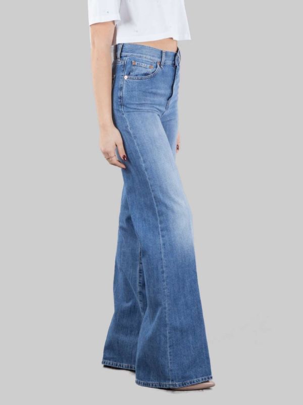 AMBER WIDE LEG FIT JEANS