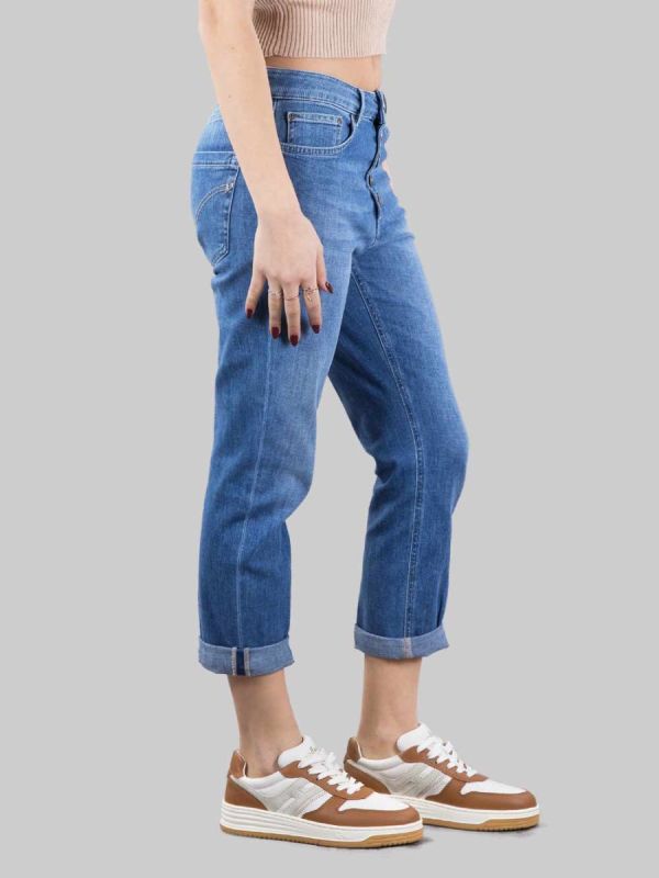 KOONS JEANS 5 POCKET LOOSE FIT WITH BUTTONS
