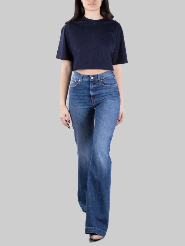 OLIVIA SLIM WIDE LEG FIT JEANS