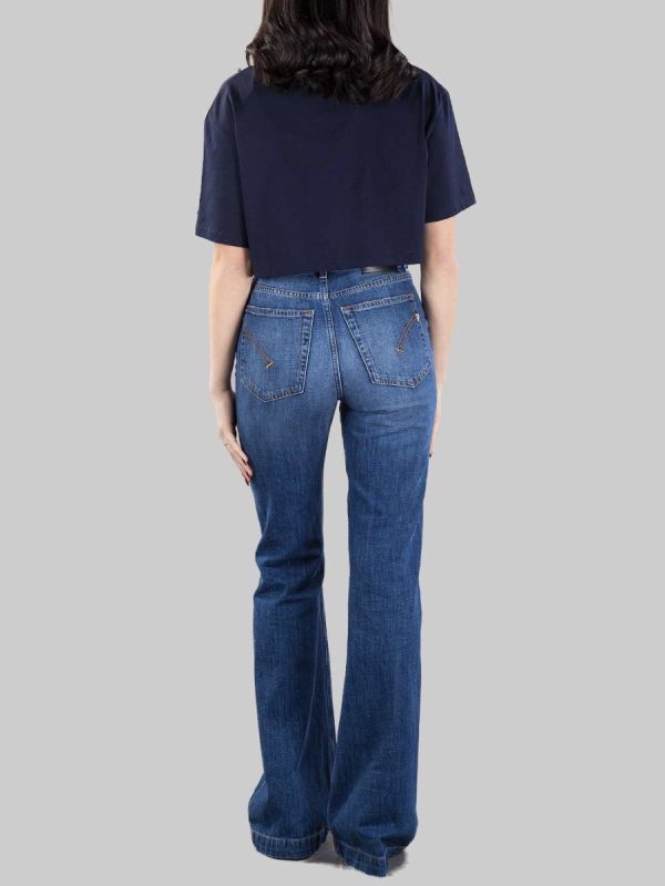 OLIVIA SLIM WIDE LEG FIT JEANS