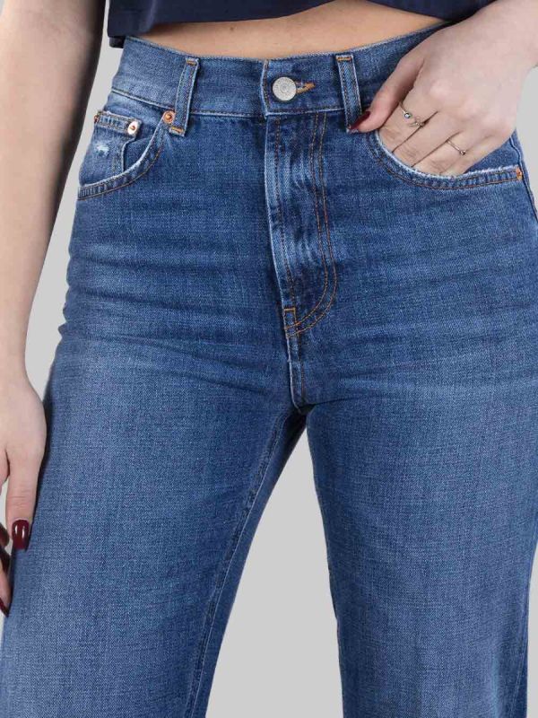 OLIVIA SLIM WIDE LEG FIT JEANS