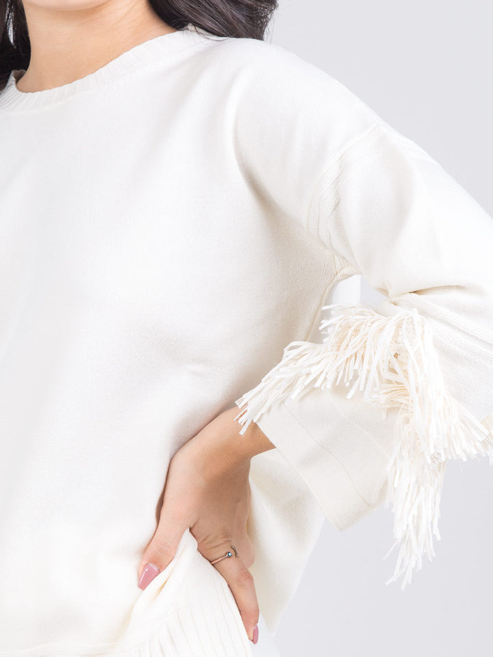 Maglia con frange
