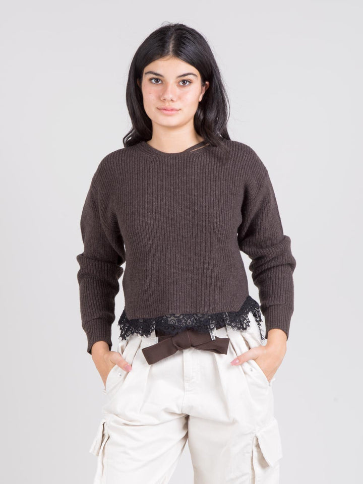 Maglia con pizzo