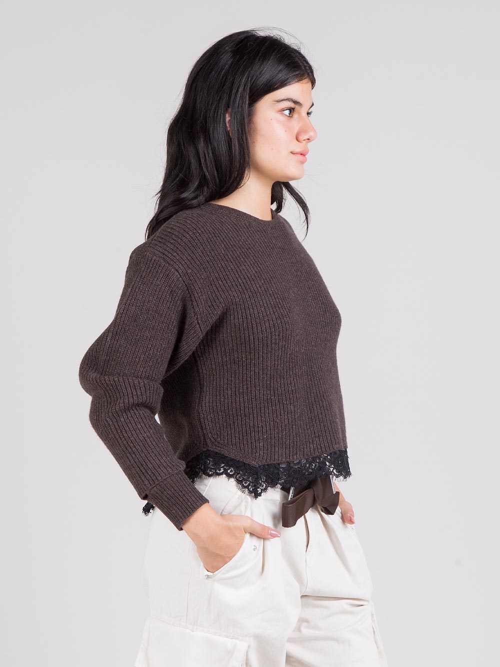 Maglia con pizzo