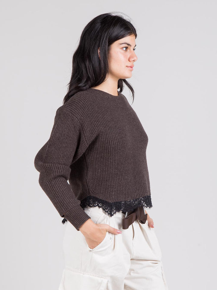 Maglia con pizzo
