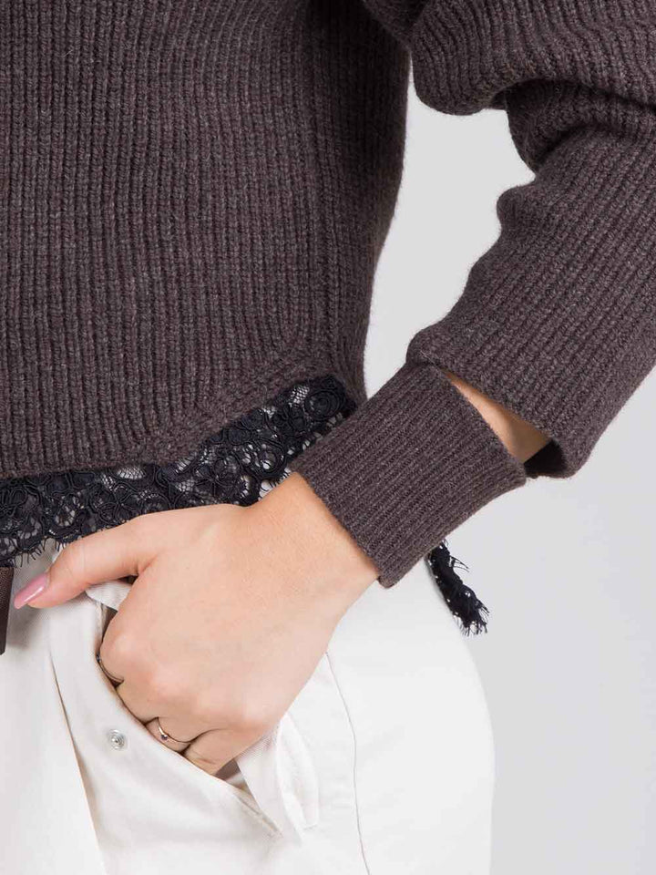 Maglia con pizzo