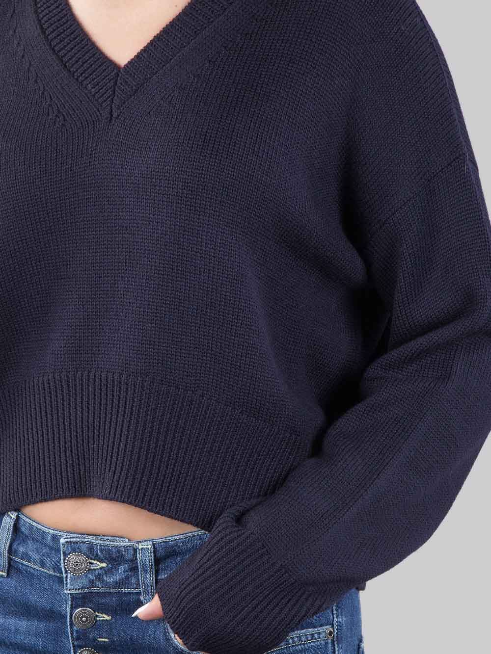 V-neck sweater