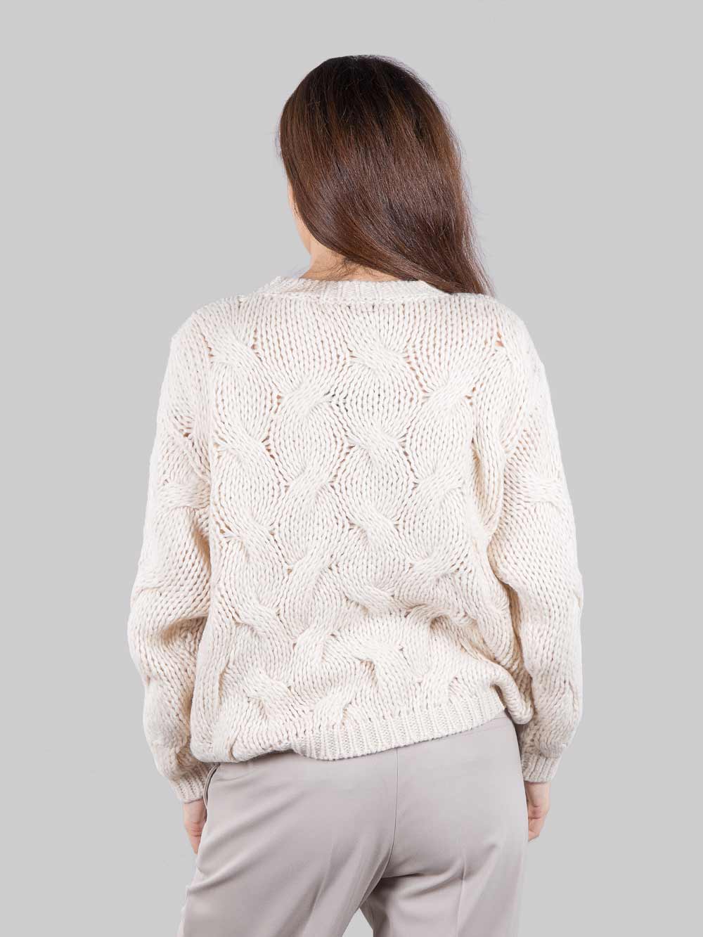 Maglione a trecce