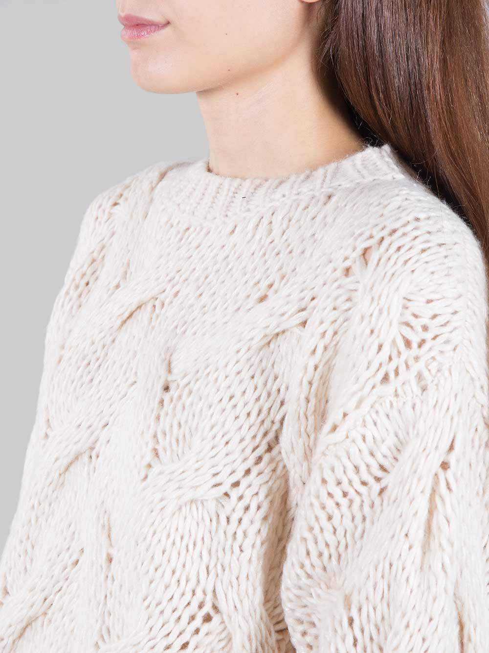 Maglione a trecce