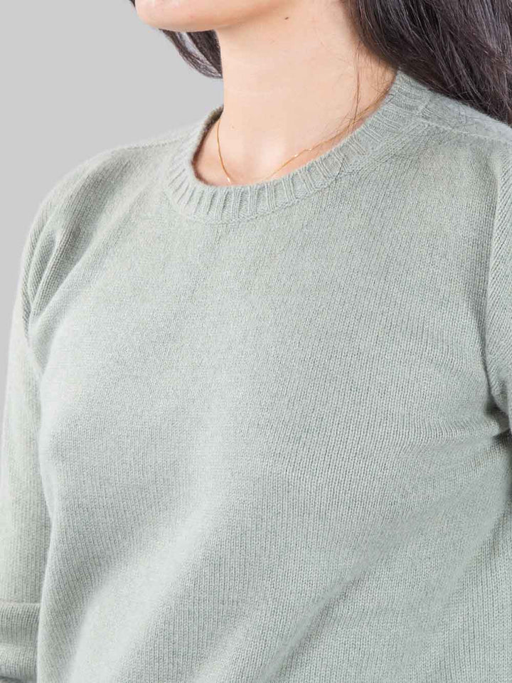 Pullover in cashmere e seta