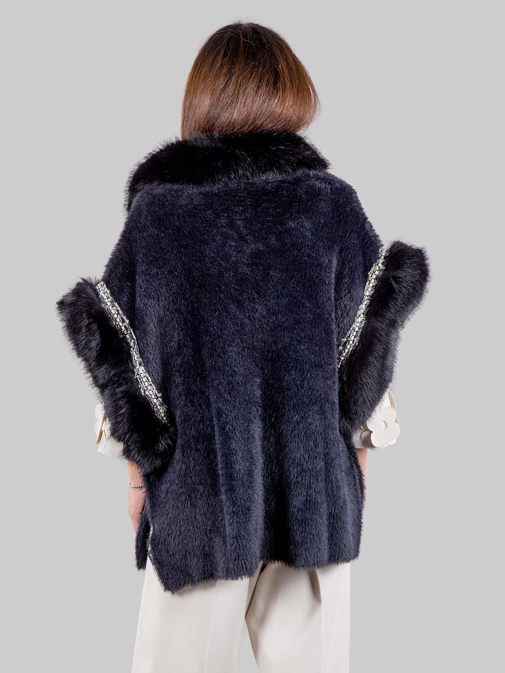 Cashmere cape