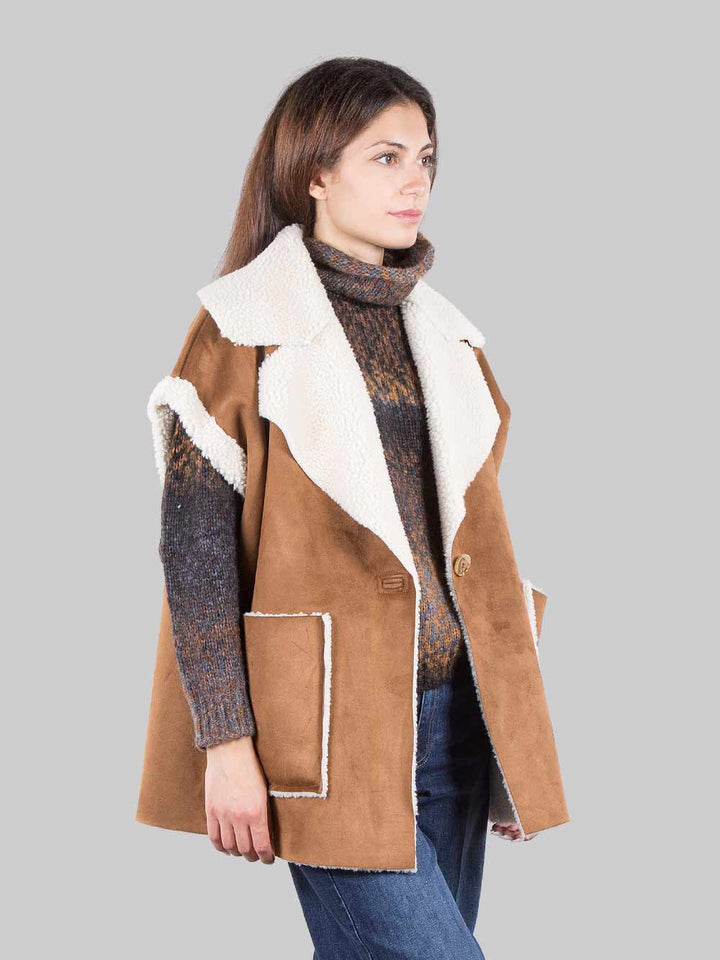 Eco-sheepskin vest