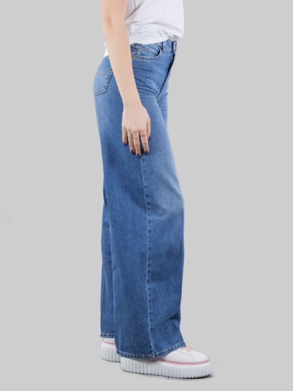 PALAZZO JEANS 5 POCKET MODEL MEDIUM WASH