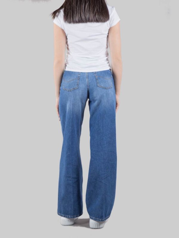 PALAZZO JEANS 5 POCKET MODEL MEDIUM WASH