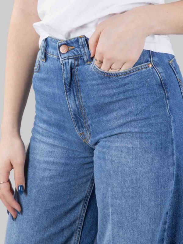 PALAZZO JEANS 5 POCKET MODEL MEDIUM WASH