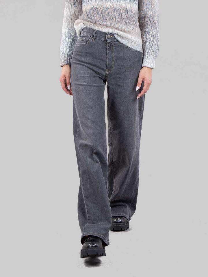 Pantaloni palazzo in denim